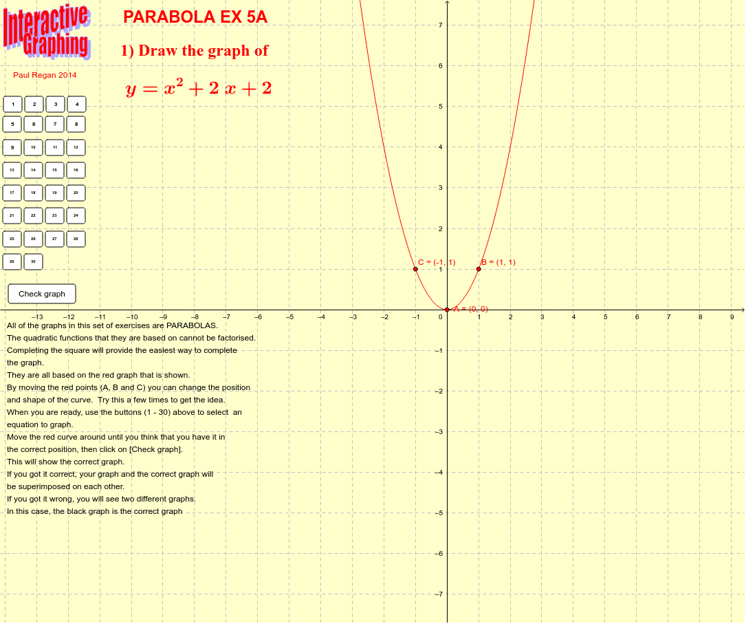 GeoGebra Applet