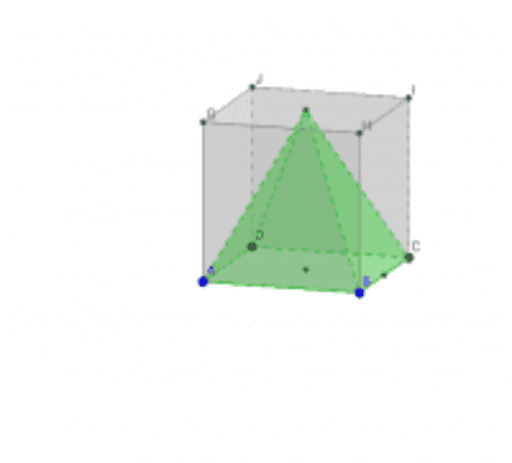 pyramide dans cube – GeoGebra