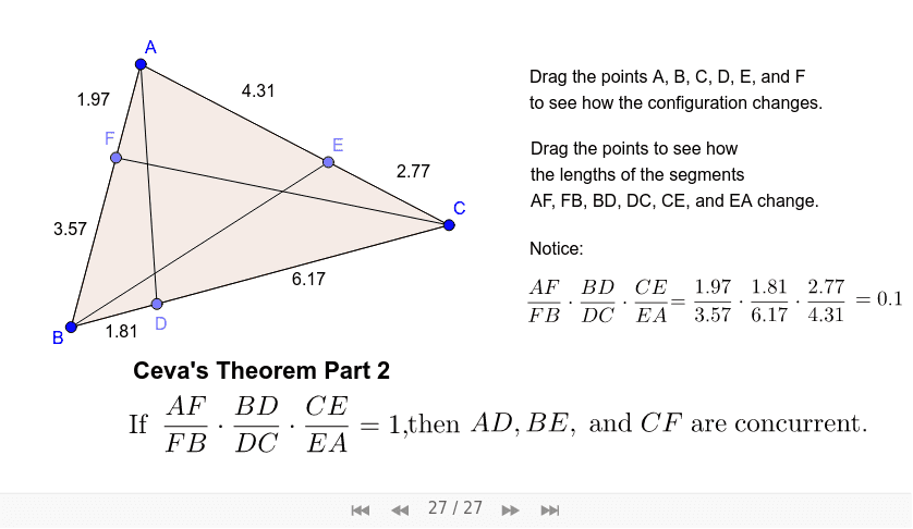 Ceva's Theorem Part 2