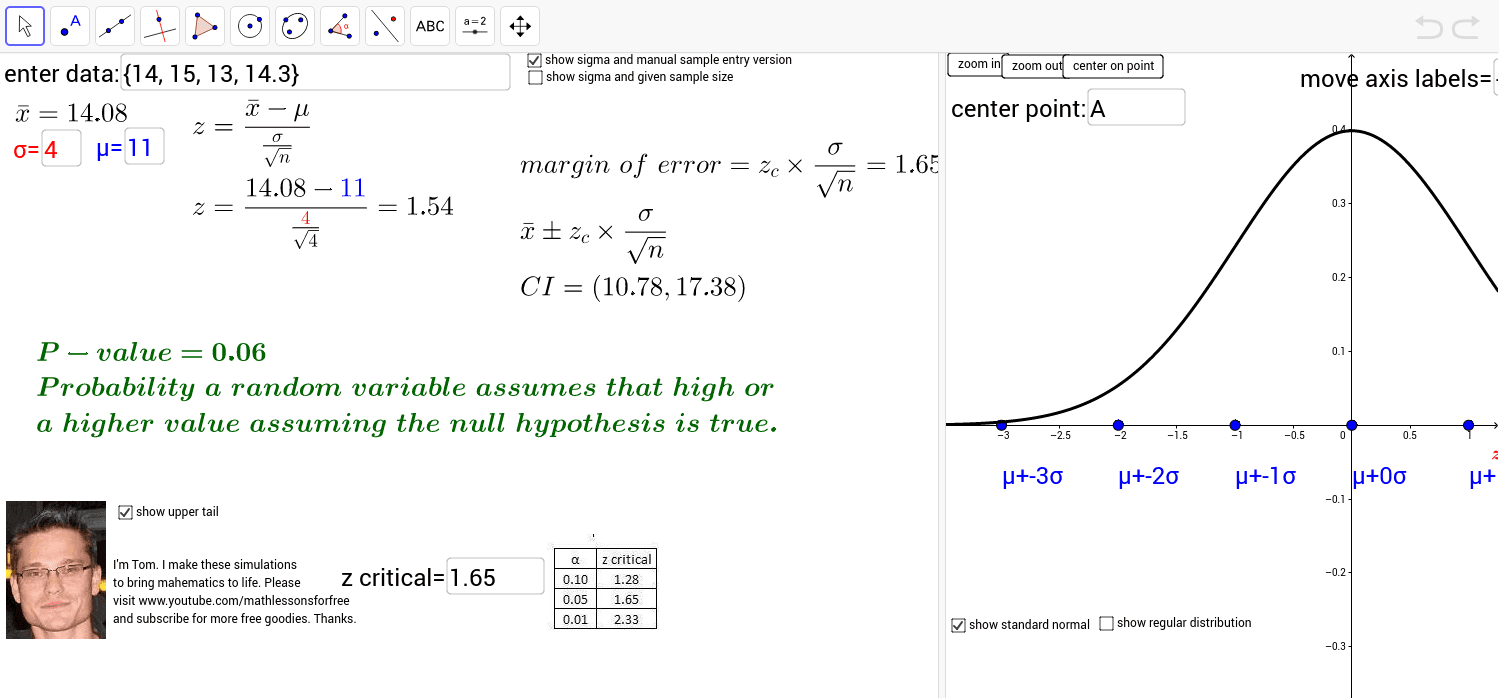 GeoGebra Applet