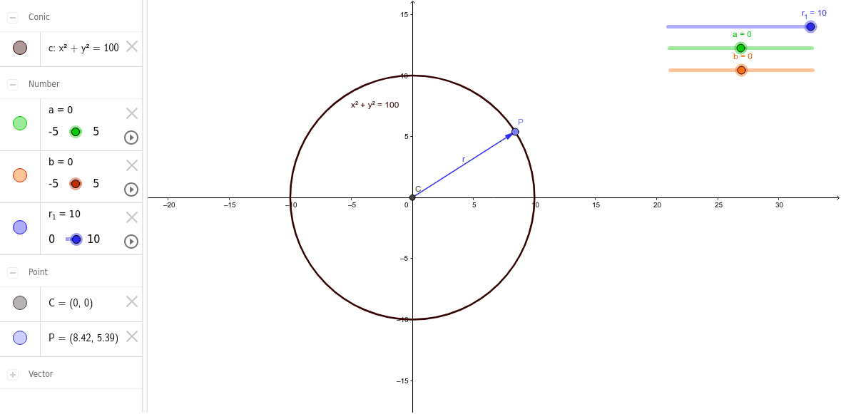 GeoGebra Applet