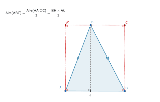 Aire D Un Triangle Geogebra