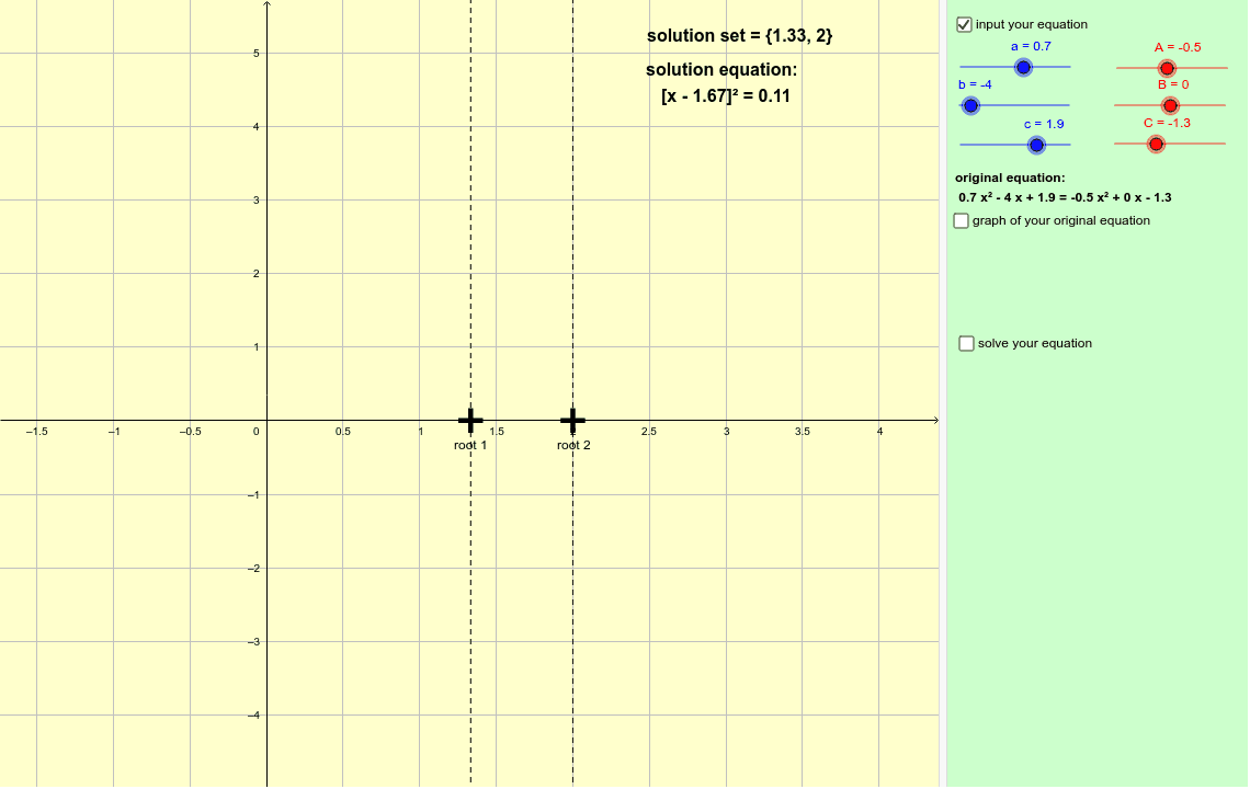 GeoGebra Applet