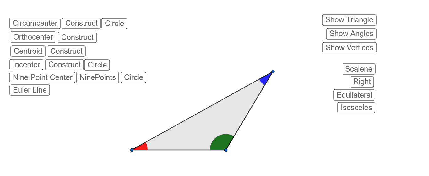 Triangle Centers GeoGebra
