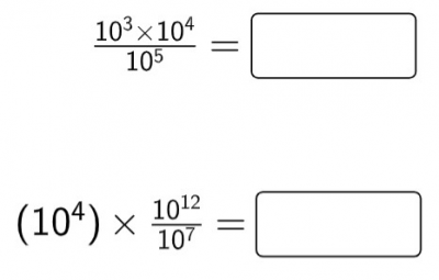 Number 5.4 Dividing powers of 10