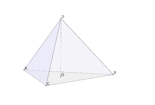 Правильна трикутна піраміда – GeoGebra