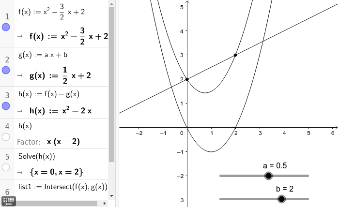 GeoGebra Applet