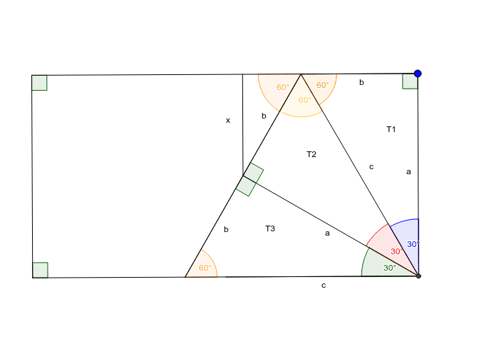 Equilateral triangle from a rectangle - diagram 1a – GeoGebra