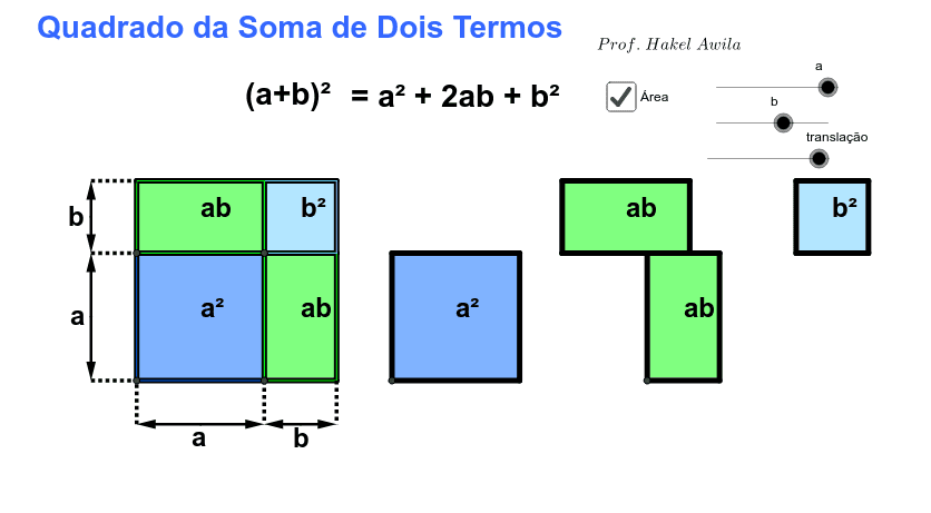 Tabuada no GeoGebra​