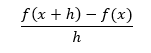 Y sea h un número distinto de cero, positivo o negativo, que tenga la propiedad de que (x+h)∈X