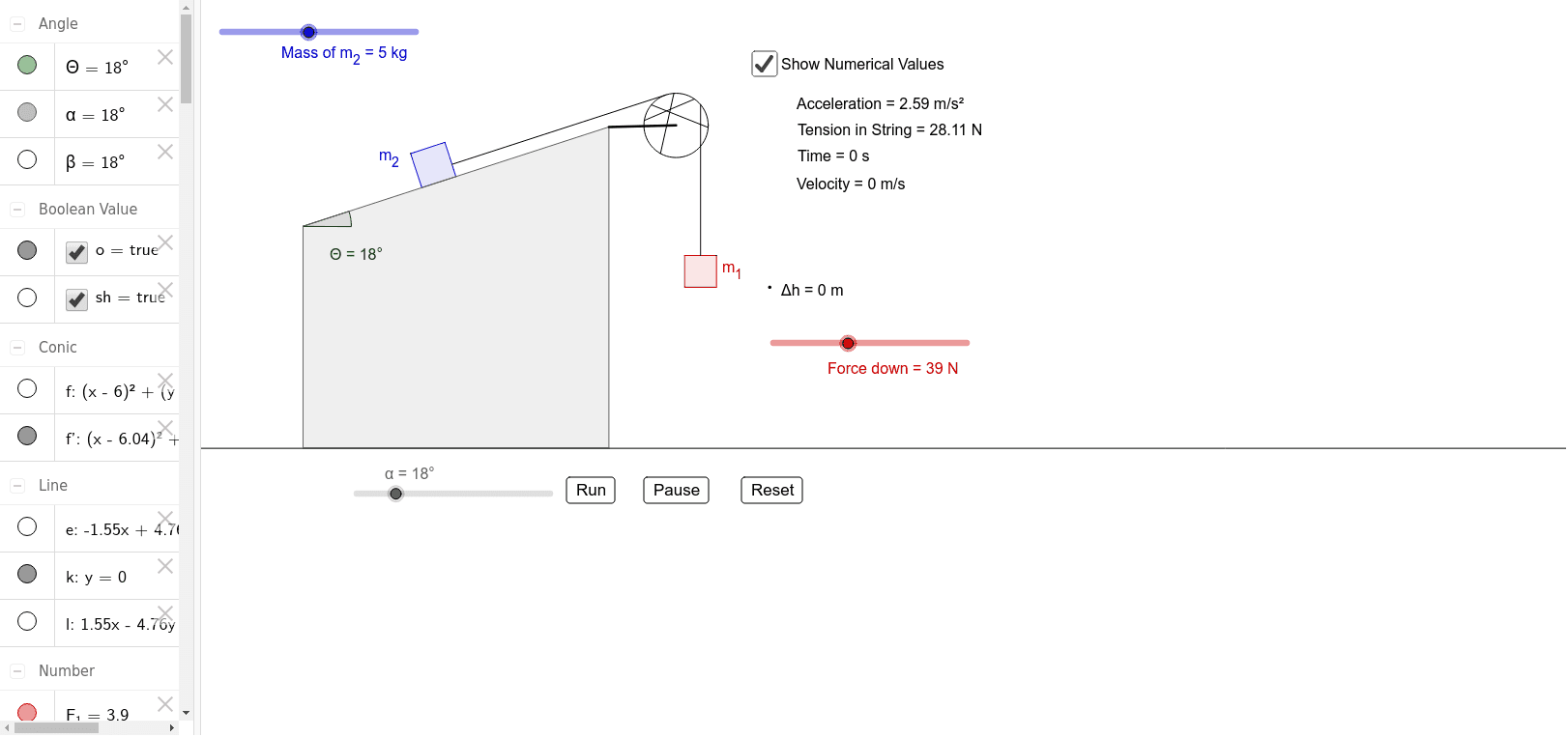 GeoGebra Applet