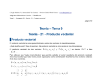 Teoría - 21 - Producto vectorial.pdf