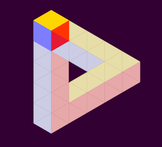 Penrose impossible triangle animation – GeoGebra