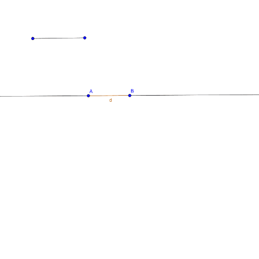 rectangle with d and P standard tools – GeoGebra