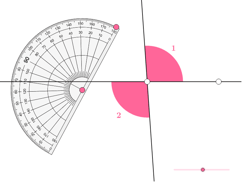 Vertical Angles: Quick Exploration – GeoGebra