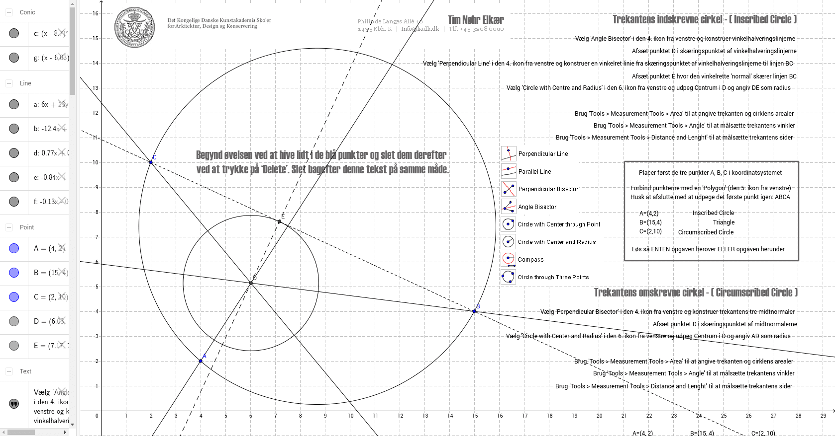 GeoGebra Applet