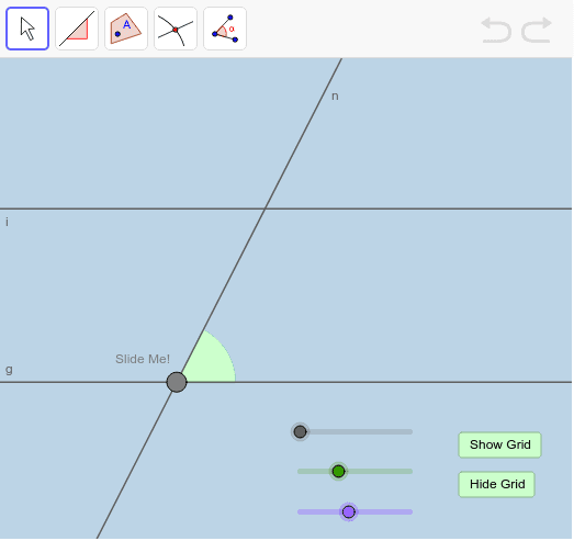 C Angles Same Side Interior Angles Geogebra