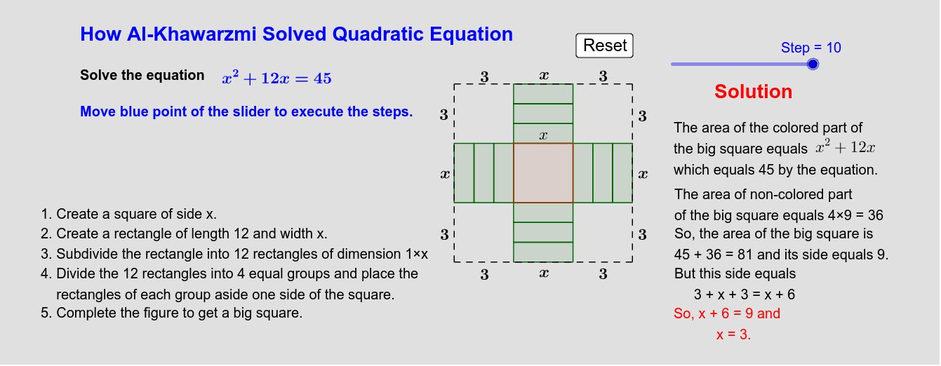 GeoGebra Applet