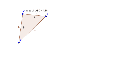 History Math Chap 4 #12 Heron's formula for Area of Triangle – GeoGebra