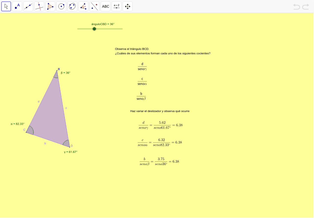 GeoGebra Applet