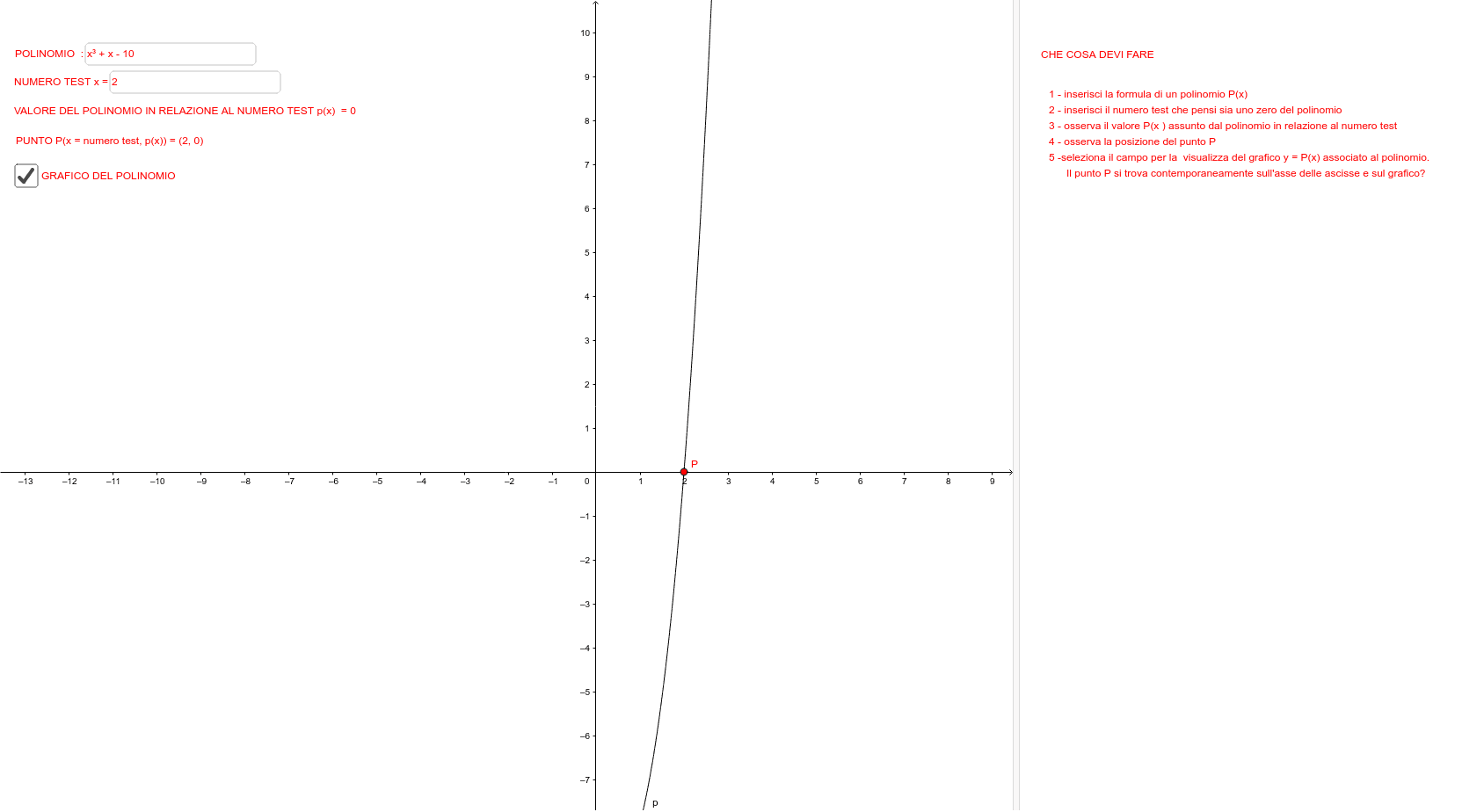 GeoGebra Applet
