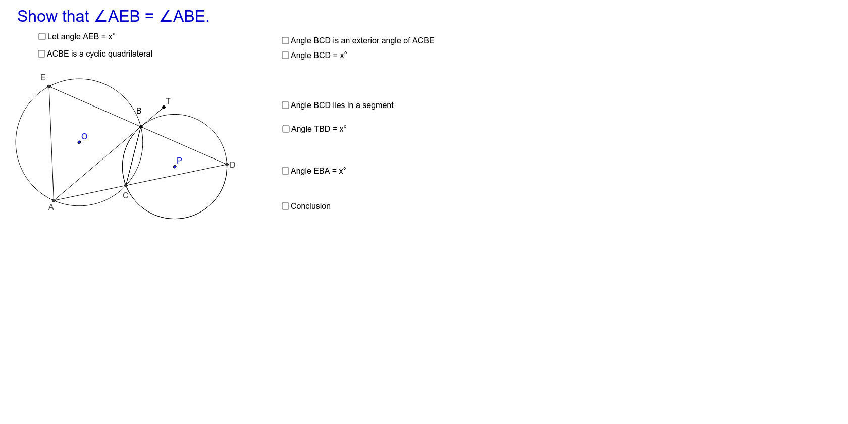 GeoGebra Applet