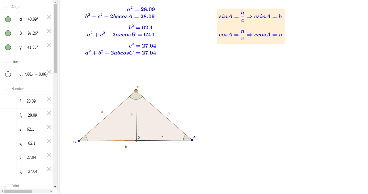 GeoGebra Applet