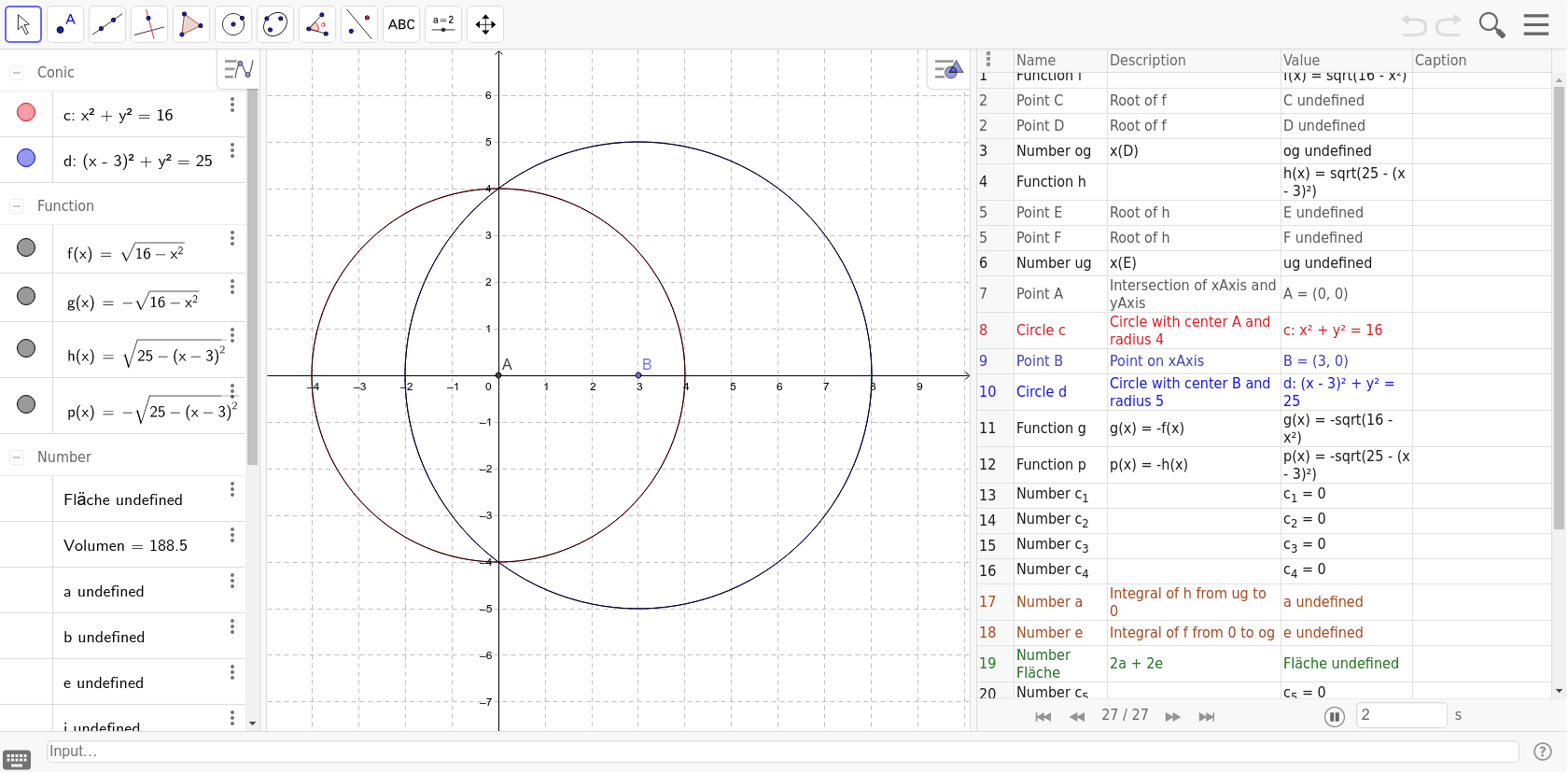 GeoGebra Applet