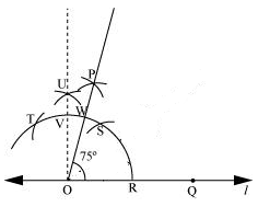 Construct a 75 Degree Angle – GeoGebra