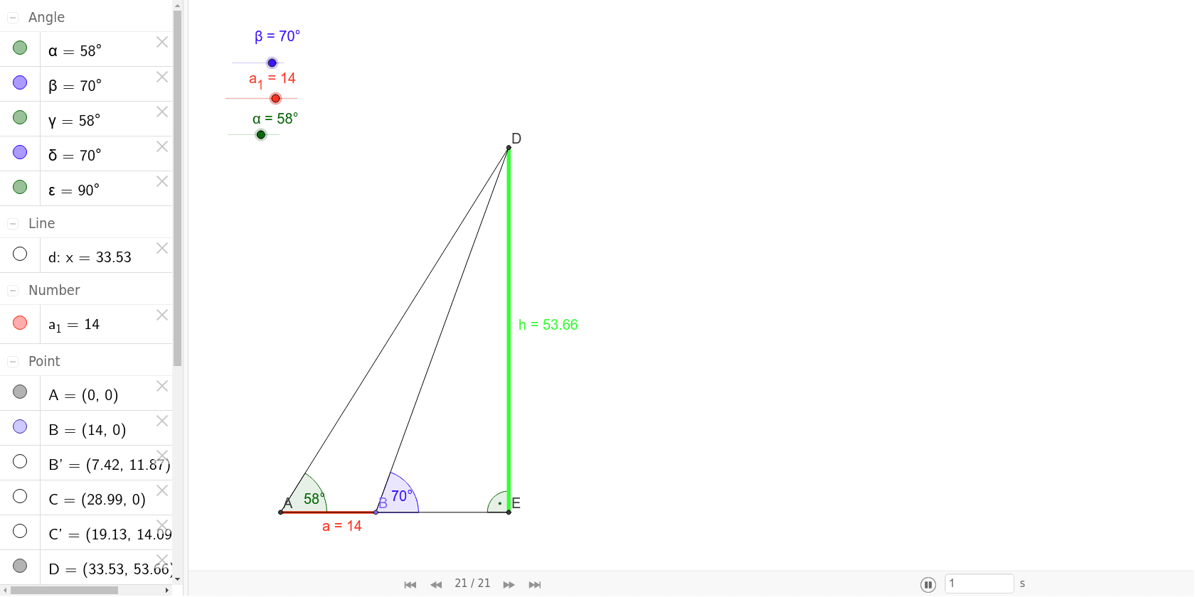 GeoGebra Applet