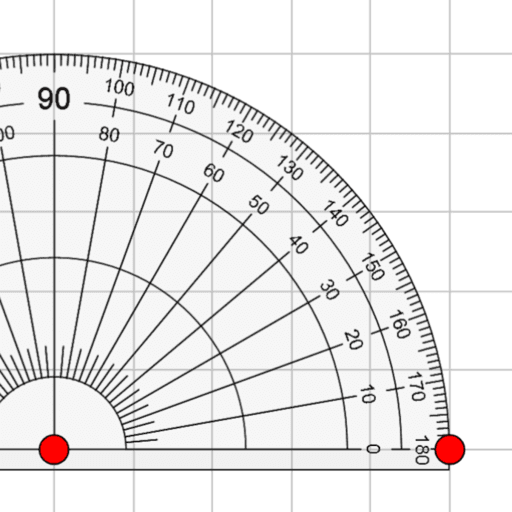 Protractor Custom Template GeoGebra