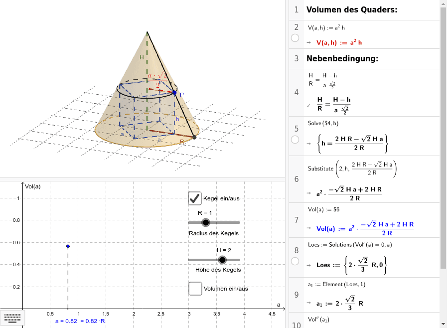 GeoGebra Applet