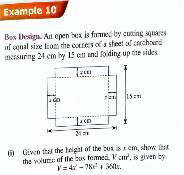 Class Activity 2 - Read Example 10 below