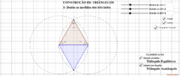 Construção de Triângulos