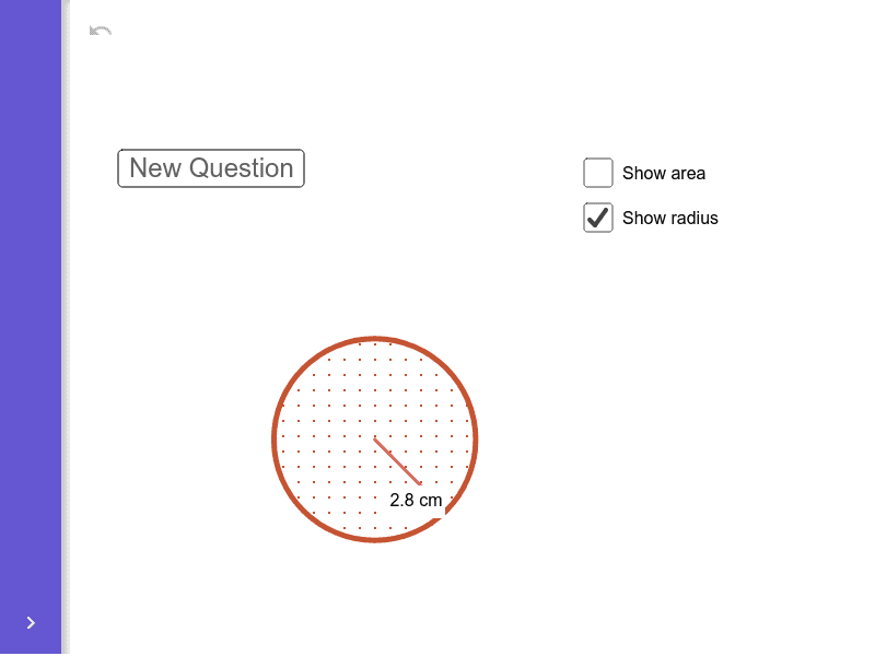 Area of circles