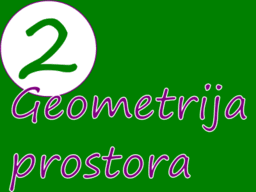 Geometrija prostora