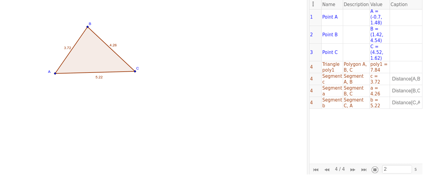 GeoGebra Applet