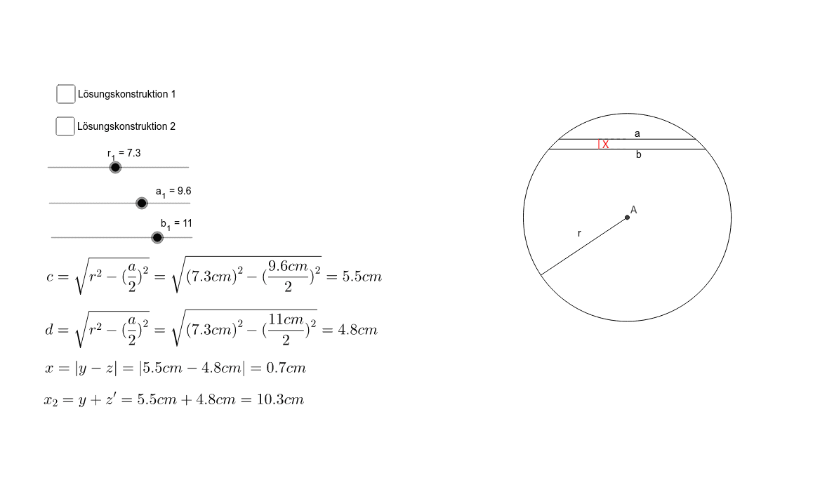 GeoGebra Applet