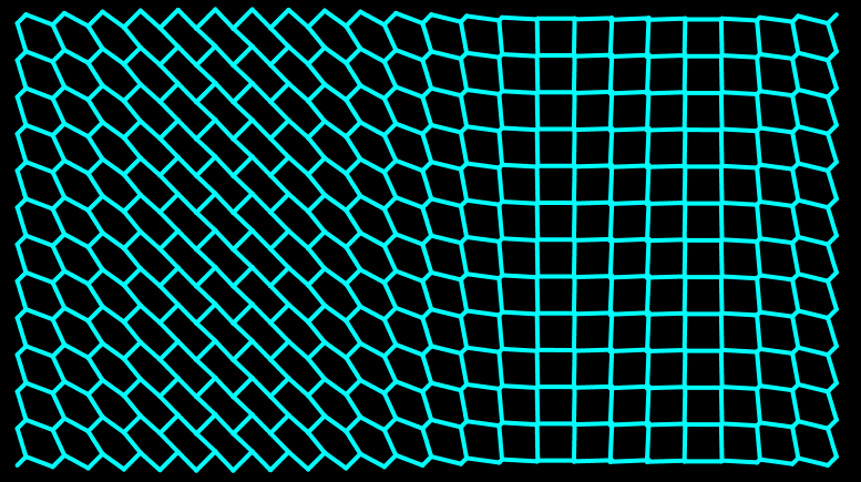 Parquet deformation #4 (GIF)