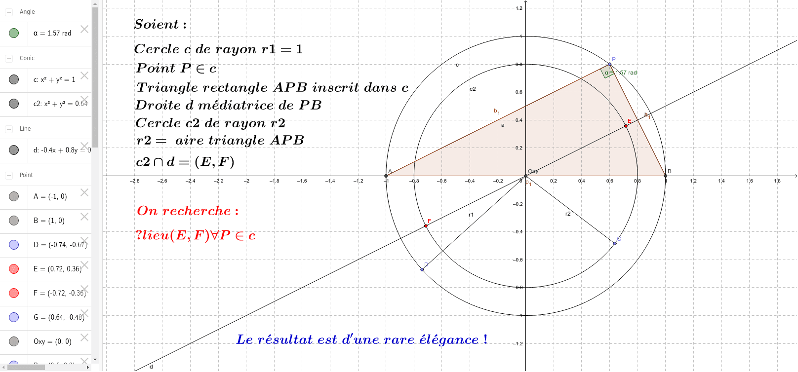 GeoGebra Applet