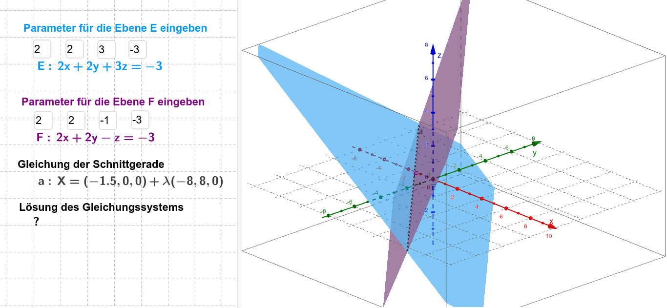 GeoGebra Applet