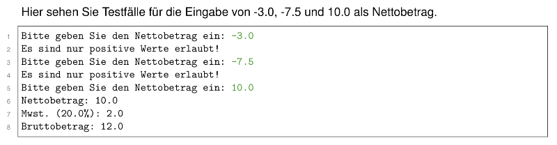 Ein/Ausgabe Verhalten