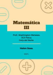 Matemática III.