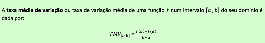 Definição de TMV