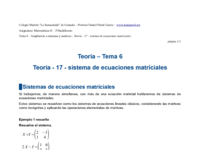 Teoría - 17 - sistema de ecuaciones matriciales.pdf