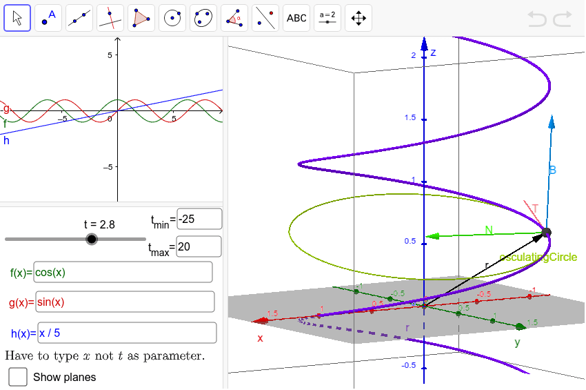 Tnb Frame Geogebra Tnb Frame Geogebra