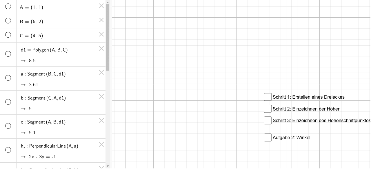 GeoGebra Applet