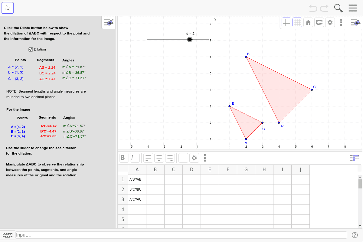 GeoGebra Applet