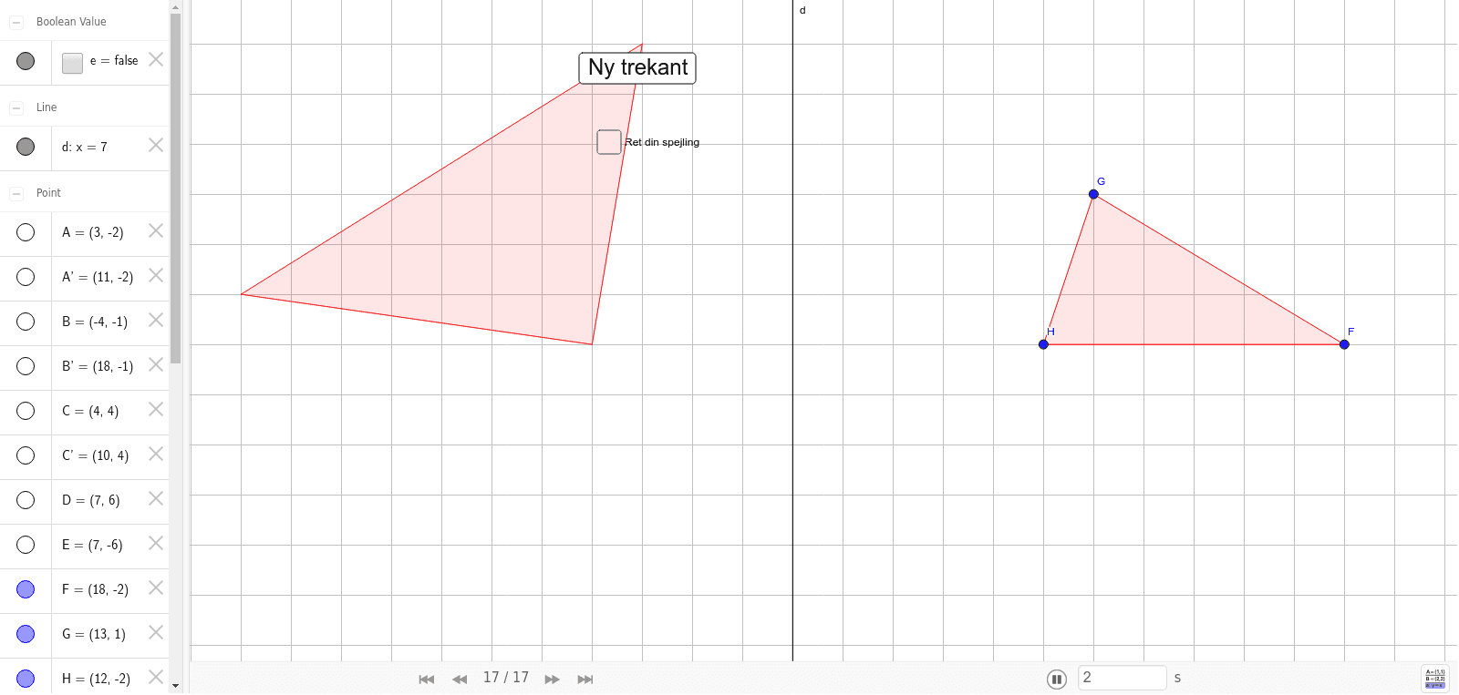 GeoGebra Applet