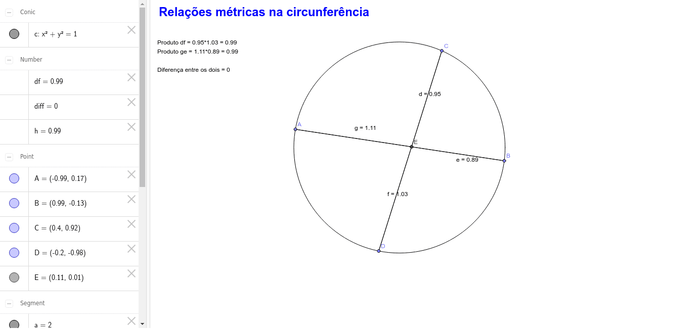 GeoGebra Applet